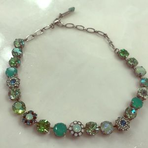 Mariana necklace beautiful greens and teals